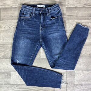 KanCan High Rise Ankle Skinny Jeans Medium Wash sz 3/25